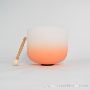 Q're frosted crystal singing bowl